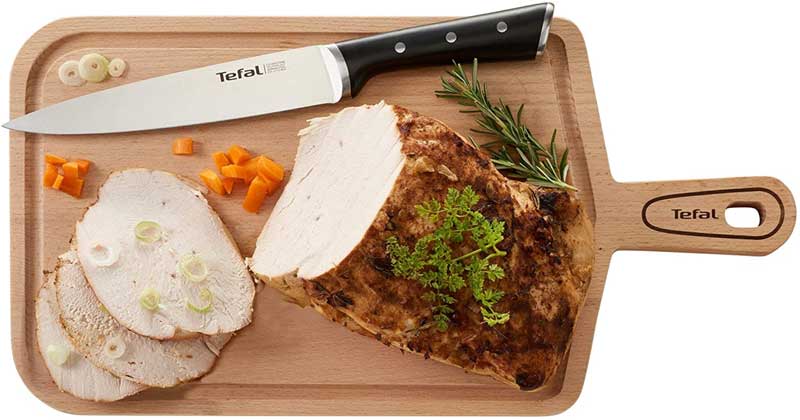 Tefal Ice Force Stainless Steel Slicing Knife 20cm, K2320714